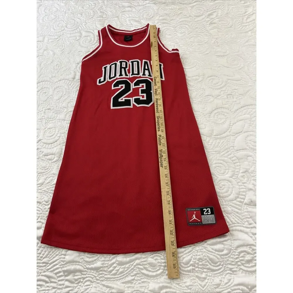 Jordan 23 Youth Basketball Jersey Dress Red Size XL 13-15Years NBA Style